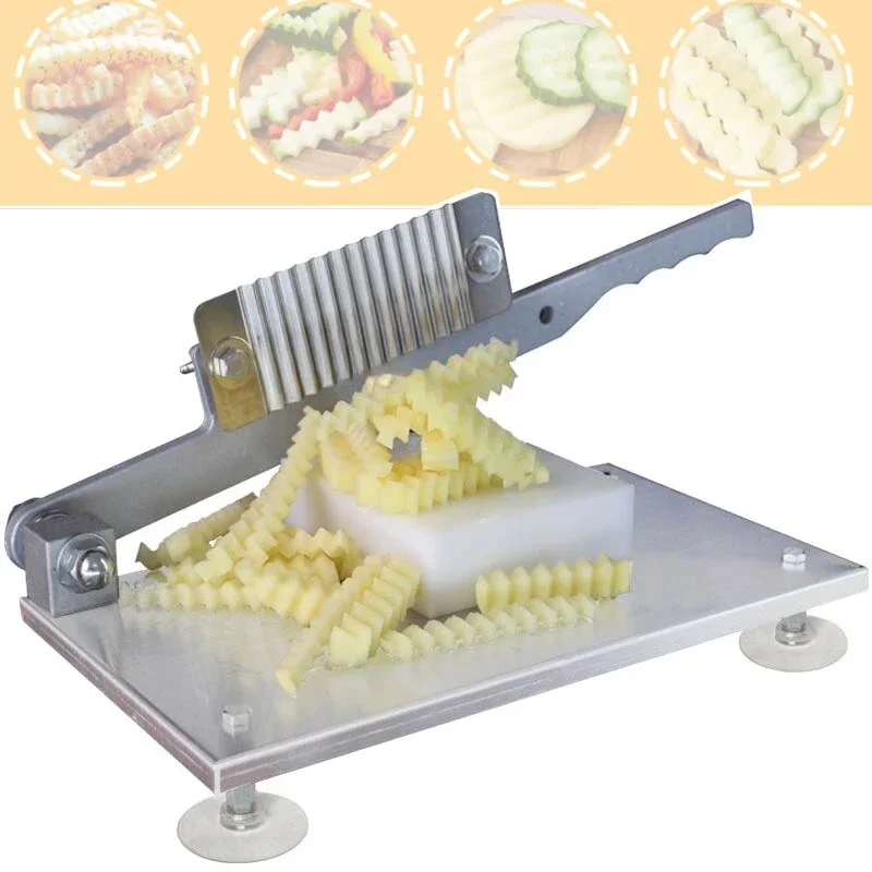 'Multifunction Potato Knife Corrugated Knife Stainless Steel Wave Knife Potato Slicer Fries Cutter
'Multifunction Potato Knife Corrugated Knife Stainless Steel Wave Knife Potato Slicer Fries Cutter