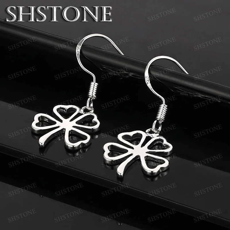 Four Leaf Clover 925 Sterling Silver Drop Earring Women Romantic Engagement Wedding Party Fashion Jewelry Gift Accessories
Four Leaf Clover 925 Sterling Silver Drop Earring Women Romantic Engagement Wedding Party Fashion Jewelry Gift Accessories