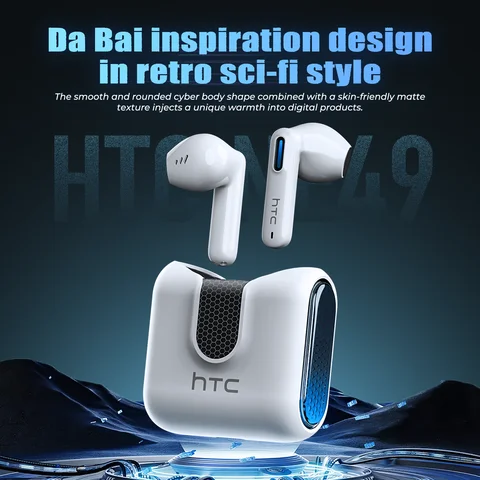 Auriculares Traductor DeIdioma 2026 HTC NE49 Translator Headphones AI Real-Time Translation BT6.0 TWS Gaming HiFi Bass IPX5