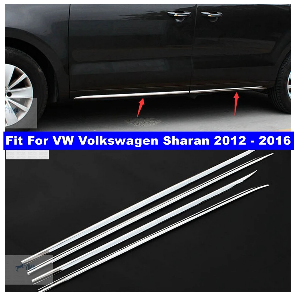 Accessories Car-styling Door Side Body Molding Cover Trim 4 Pcs / Set Fit For VW Volkswagen Sharan 2012 - 2016 Stainless Steel
Accessories Car-styling Door Side Body Molding Cover Trim 4 Pcs / Set Fit For VW Volkswagen Sharan 2012 - 2016 Stainless Steel