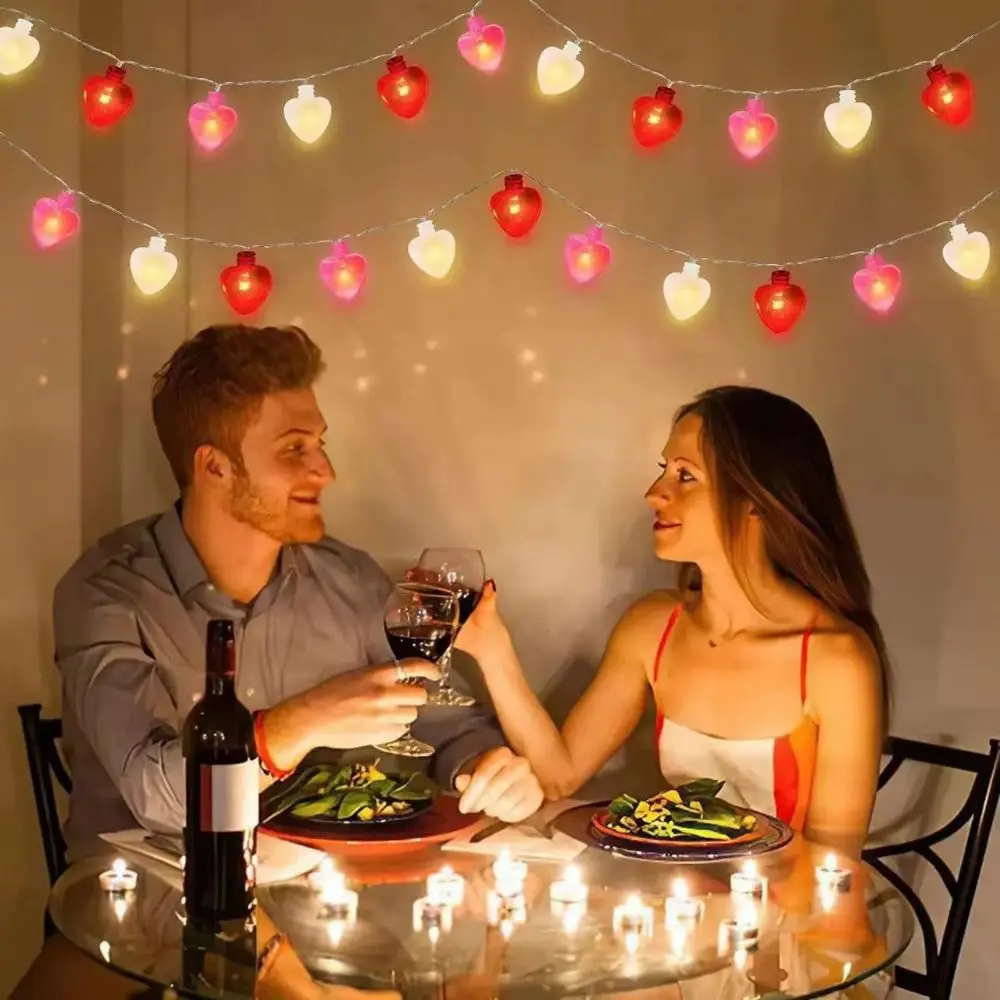 Battery Operated Heart Shaped LED String Lights LED Lights Romantic Love Heart Fairy Light Garland Fairy Light Style Valentine's
Battery Operated Heart Shaped LED String Lights LED Lights Romantic Love Heart Fairy Light Garland Fairy Light Style Valentine's