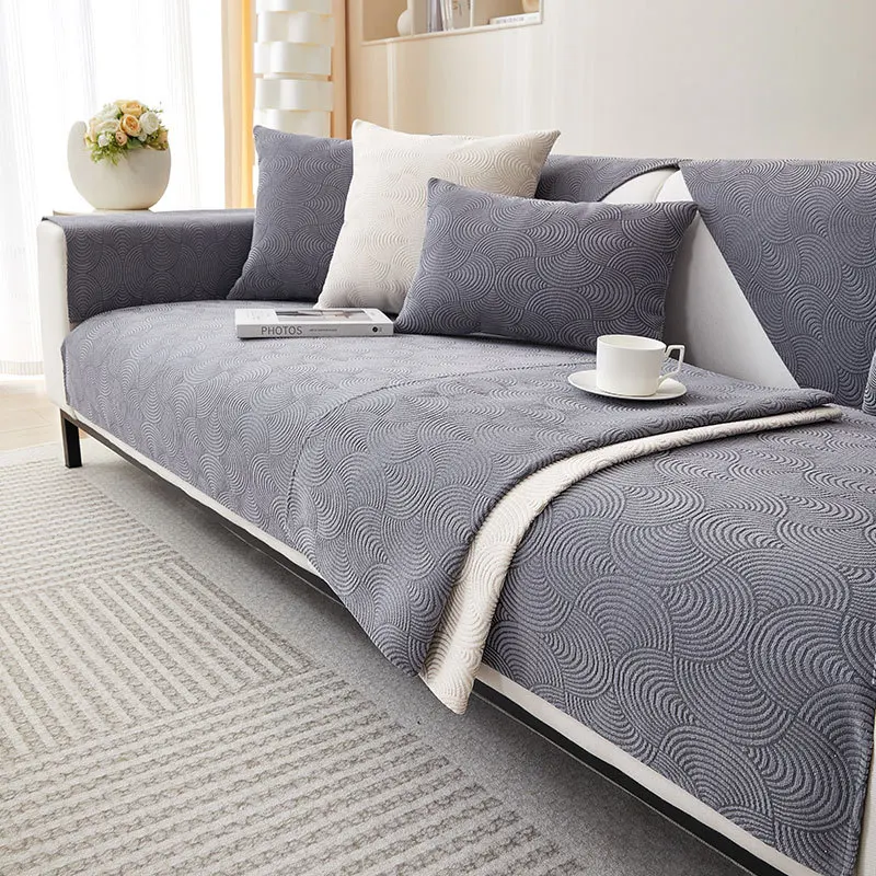 New Chenille Stripe Sofa Cushion Four Seasons Universal Sofa Protective Cover Towel Anti-slip Cushion for Living Room Decoration
New Chenille Stripe Sofa Cushion Four Seasons Universal Sofa Protective Cover Towel Anti-slip Cushion for Living Room Decoration