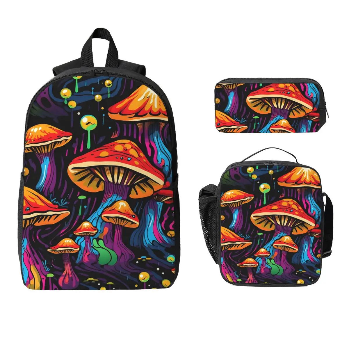 Acid Trippy Weird Psychedelic Wavy Mushroom Backpack BookBag School Bag Shoulder Bags 3ps Insulated Lunch Bag Pencil Case
Acid Trippy Weird Psychedelic Wavy Mushroom Backpack BookBag School Bag Shoulder Bags 3ps Insulated Lunch Bag Pencil Case