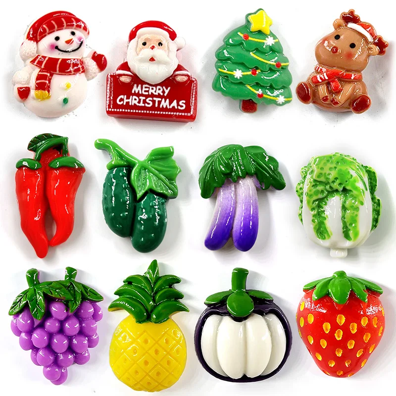 10pcs Christmas Vegetable Fruits Sushi Animal Resin Refrigerator Fridge Magnet Whiteboard Sticker Decoration Kitchen Accessories
10pcs Christmas Vegetable Fruits Sushi Animal Resin Refrigerator Fridge Magnet Whiteboard Sticker Decoration Kitchen Accessories
