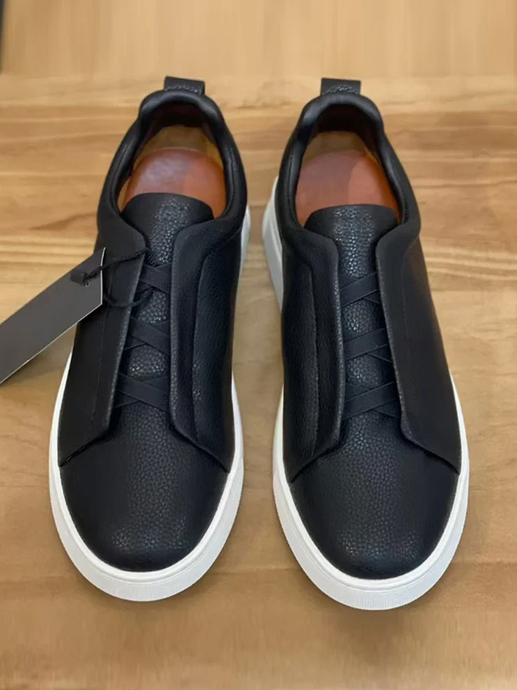 Spring Summer Fashion High Quality Genuine Leather Flat Bottom Shoes Man's Daily Casual Round Toe Low-cut Lace-Up Shoes
Spring Summer Fashion High Quality Genuine Leather Flat Bottom Shoes Man's Daily Casual Round Toe Low-cut Lace-Up Shoes
