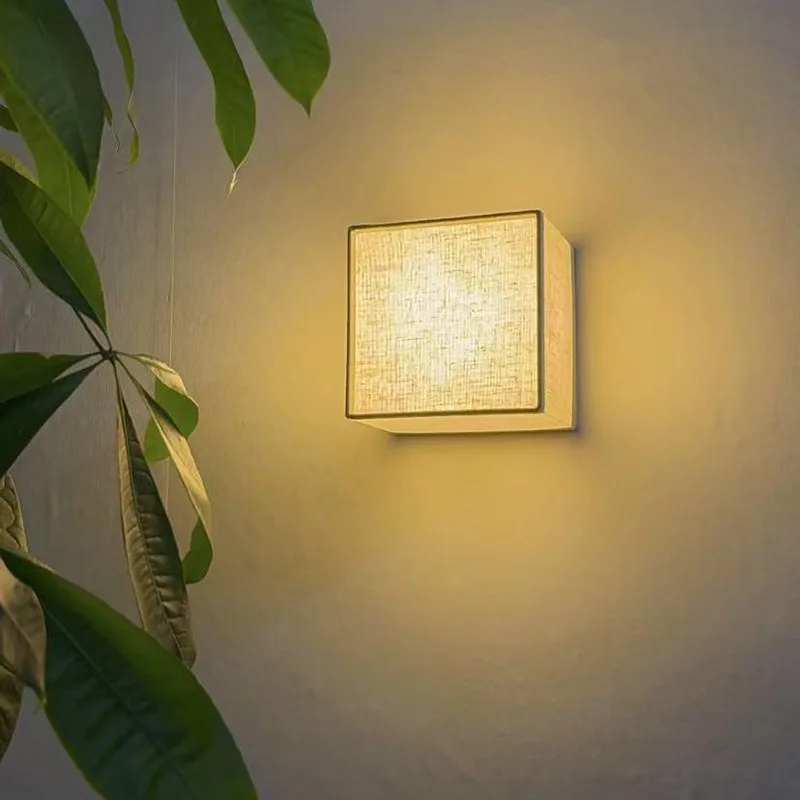 Japan Classical Linen Wall Lamp Nordic Living Room Background Wall Decor Bedroom Kitchen Staircase Entrance Lighting LED Lights
Japan Classical Linen Wall Lamp Nordic Living Room Background Wall Decor Bedroom Kitchen Staircase Entrance Lighting LED Lights