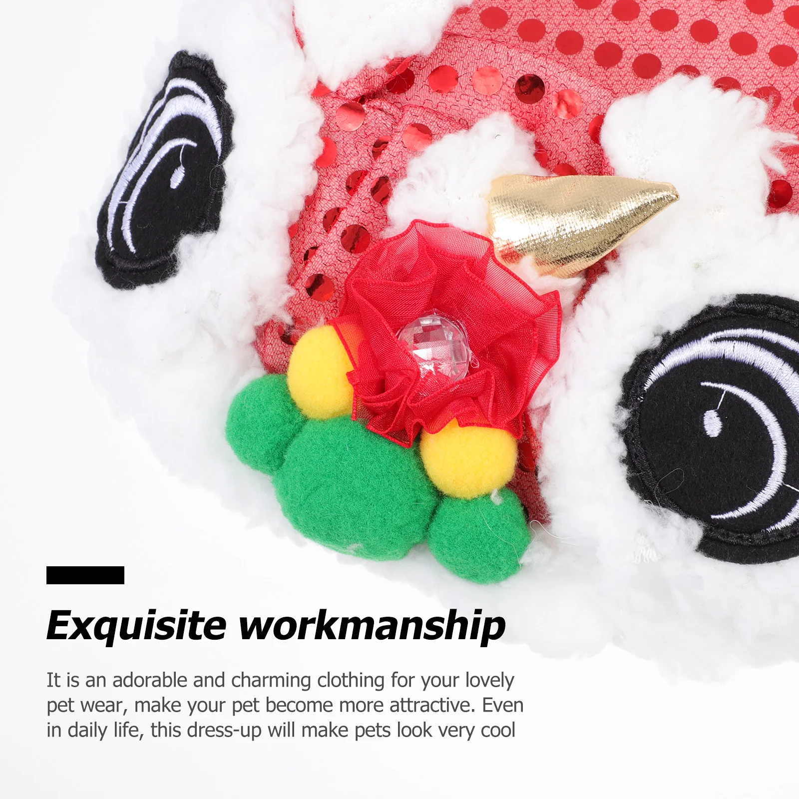 Pet Clothes Outfit Dog Costume One-piece Pants Lovely Chinese New Year Polyester Small Festival
Pet Clothes Outfit Dog Costume One-piece Pants Lovely Chinese New Year Polyester Small Festival