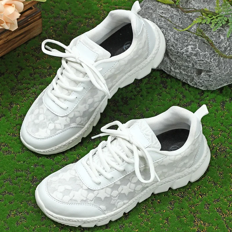 Shoes Woman 2024 Trend Casual Soft Light Mesh Comfort Breathable Women Sneakers Flat Platform Sport Ladies Trainers Plus Size 44
Shoes Woman 2024 Trend Casual Soft Light Mesh Comfort Breathable Women Sneakers Flat Platform Sport Ladies Trainers Plus Size 44