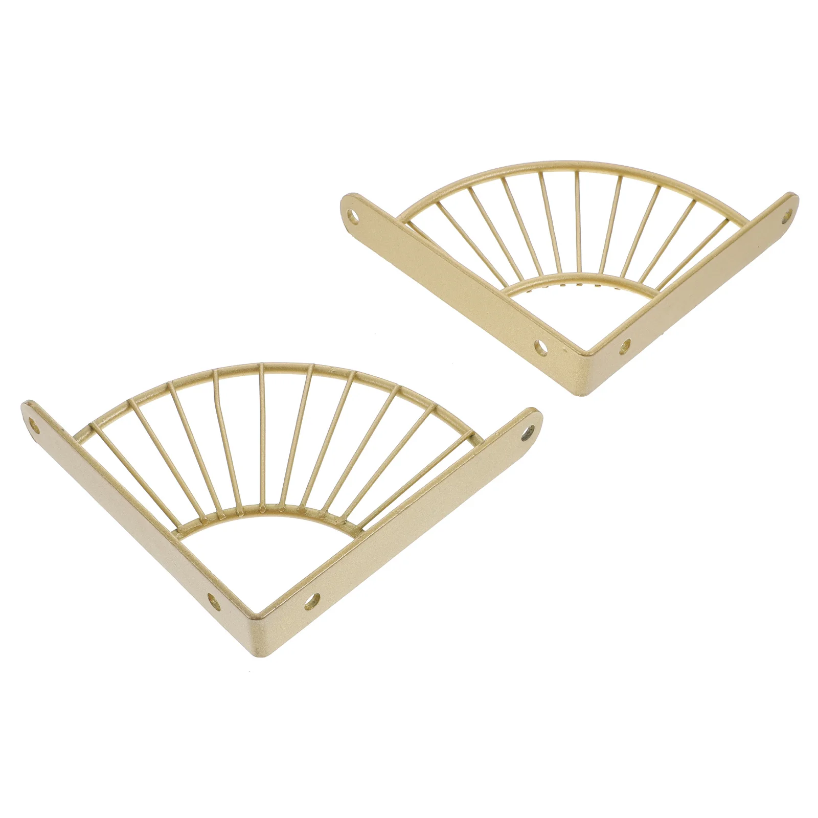 2pcs Iron Shelf Brackets Wall Mounted Fan Shape Support Fixing Rack Holder L-Shaped Bracket Wall Shelf Accessories Support Frame
2pcs Iron Shelf Brackets Wall Mounted Fan Shape Support Fixing Rack Holder L-Shaped Bracket Wall Shelf Accessories Support Frame