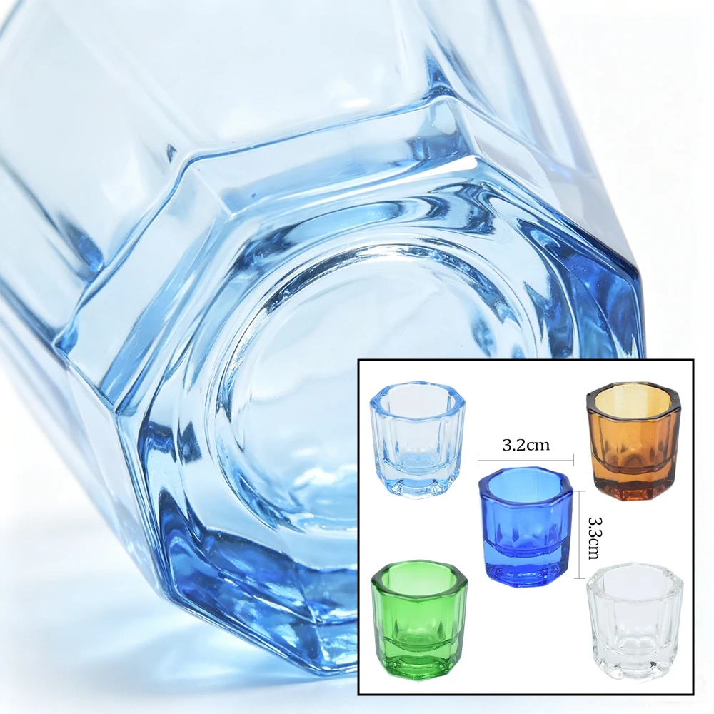 Dental and Nail Art Glass Mixing Bowls Octagonal Powder Holder Multi Use Lab Container
Dental and Nail Art Glass Mixing Bowls Octagonal Powder Holder Multi Use Lab Container