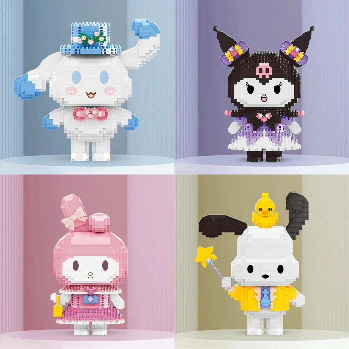 Sanrio Kuromi картонные аниме-блоки, игрушки с бриллиантами, микро-мини-фигурка, сделай сам, детские игрушки, подарки на день рождения
Sanrio Kuromi картонные аниме-блоки, игрушки с бриллиантами, микро-мини-фигурка, сделай сам, детские игрушки, подарки на день рождения