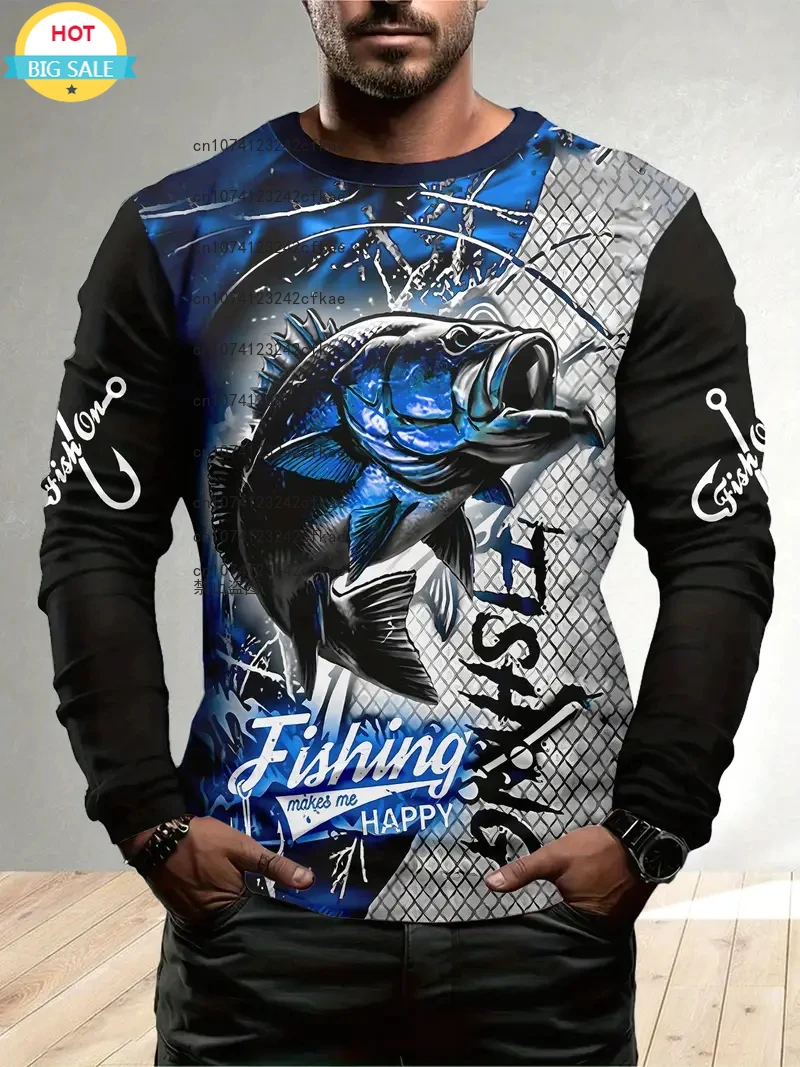 Outdoor Men's Fishing T-shirt Clothes Quick-drying Breathable Men's Long Sleeve Crew Neck T-shirts Casual T Shirts Top For Man
Outdoor Men's Fishing T-shirt Clothes Quick-drying Breathable Men's Long Sleeve Crew Neck T-shirts Casual T Shirts Top For Man