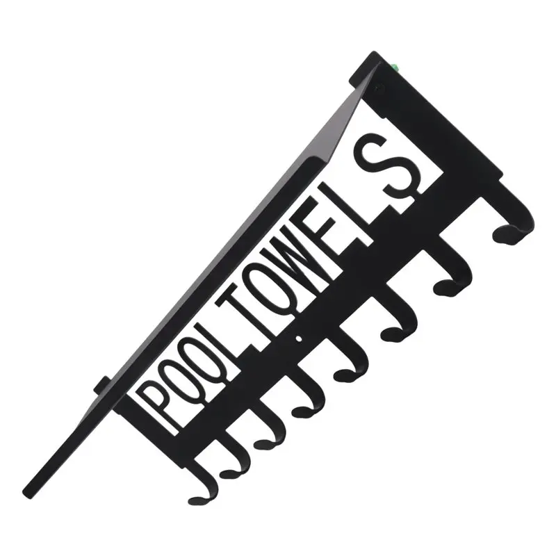 TFORU-Pool Towel Racks With Shelf Outdoor Pool Decor Wall Mount Towel Hooks Towel Holder With 8 Hooks Towel Storage Hanger
TFORU-Pool Towel Racks With Shelf Outdoor Pool Decor Wall Mount Towel Hooks Towel Holder With 8 Hooks Towel Storage Hanger