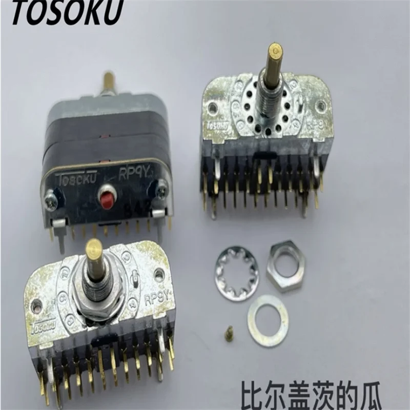 1 PCS TOSOKU Japan Rotating Band Switch RP9Y2-43LA Switch with Automatic Gear Selection, 4 Knife, 8 Gear
1 PCS TOSOKU Japan Rotating Band Switch RP9Y2-43LA Switch with Automatic Gear Selection, 4 Knife, 8 Gear