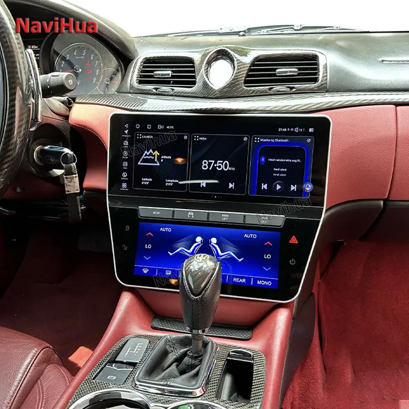 NaviHua New Upgrade Multimedia Android Car Radio Stereo Head Unit Monitor AC Screen Climate Control For Maserati GT Gran Turismo
NaviHua New Upgrade Multimedia Android Car Radio Stereo Head Unit Monitor AC Screen Climate Control For Maserati GT Gran Turismo