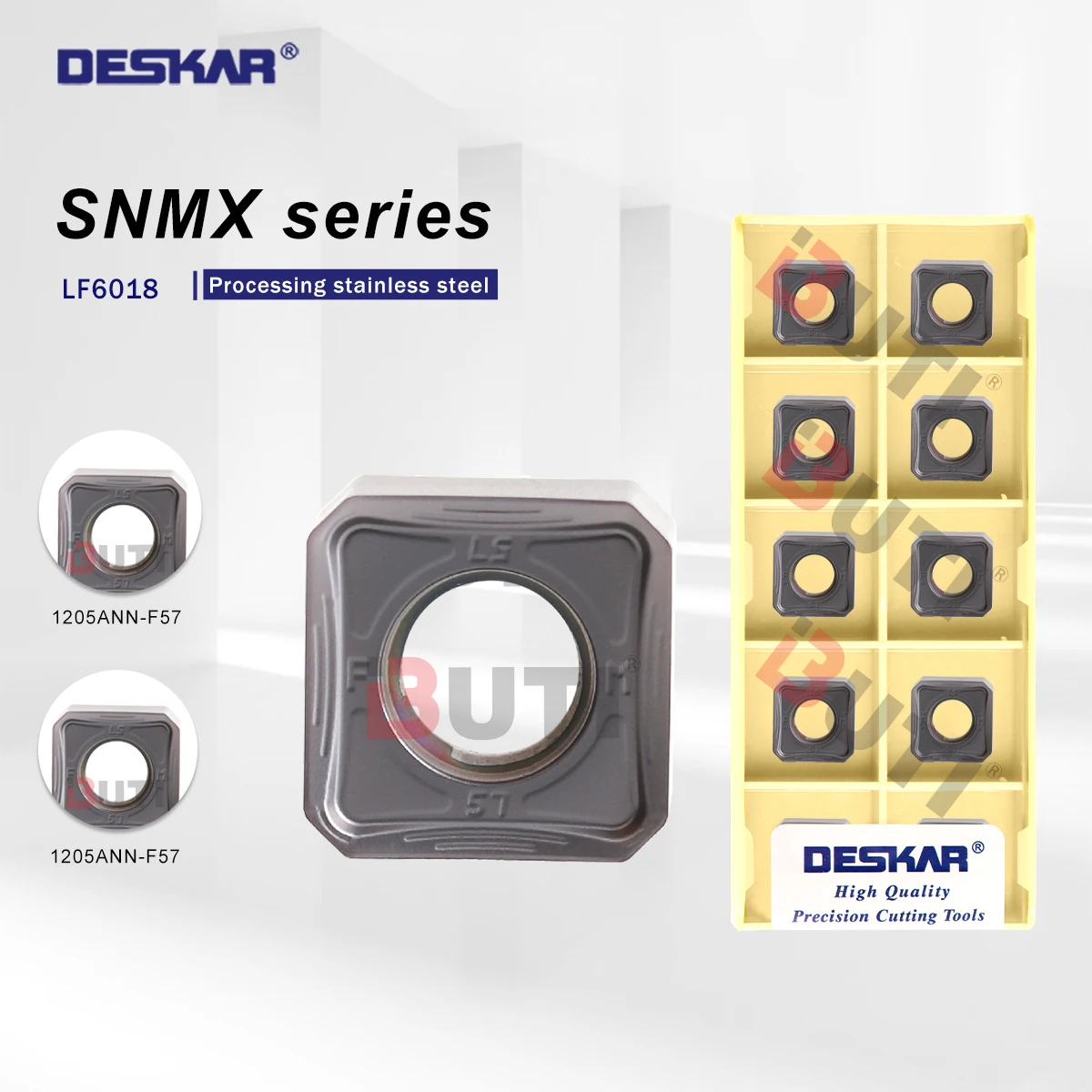 DESKAR вставки для фрезерных станков с ЧПУ, 100% оригинальные фрезы SNMX1205AN-F57 LF6018, режущие вставки для обработки нержавеющей стали, инструмент
DESKAR вставки для фрезерных станков с ЧПУ, 100% оригинальные фрезы SNMX1205AN-F57 LF6018, режущие вставки для обработки нержавеющей стали, инструмент