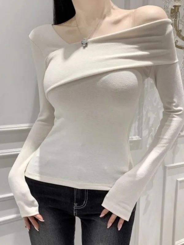 Autumn/winter Korean 2024 Version New Slash Neck Long Sleeve Pullover Women Cinching Waist Solid Slim Casual Short Top XLMW
Autumn/winter Korean 2024 Version New Slash Neck Long Sleeve Pullover Women Cinching Waist Solid Slim Casual Short Top XLMW