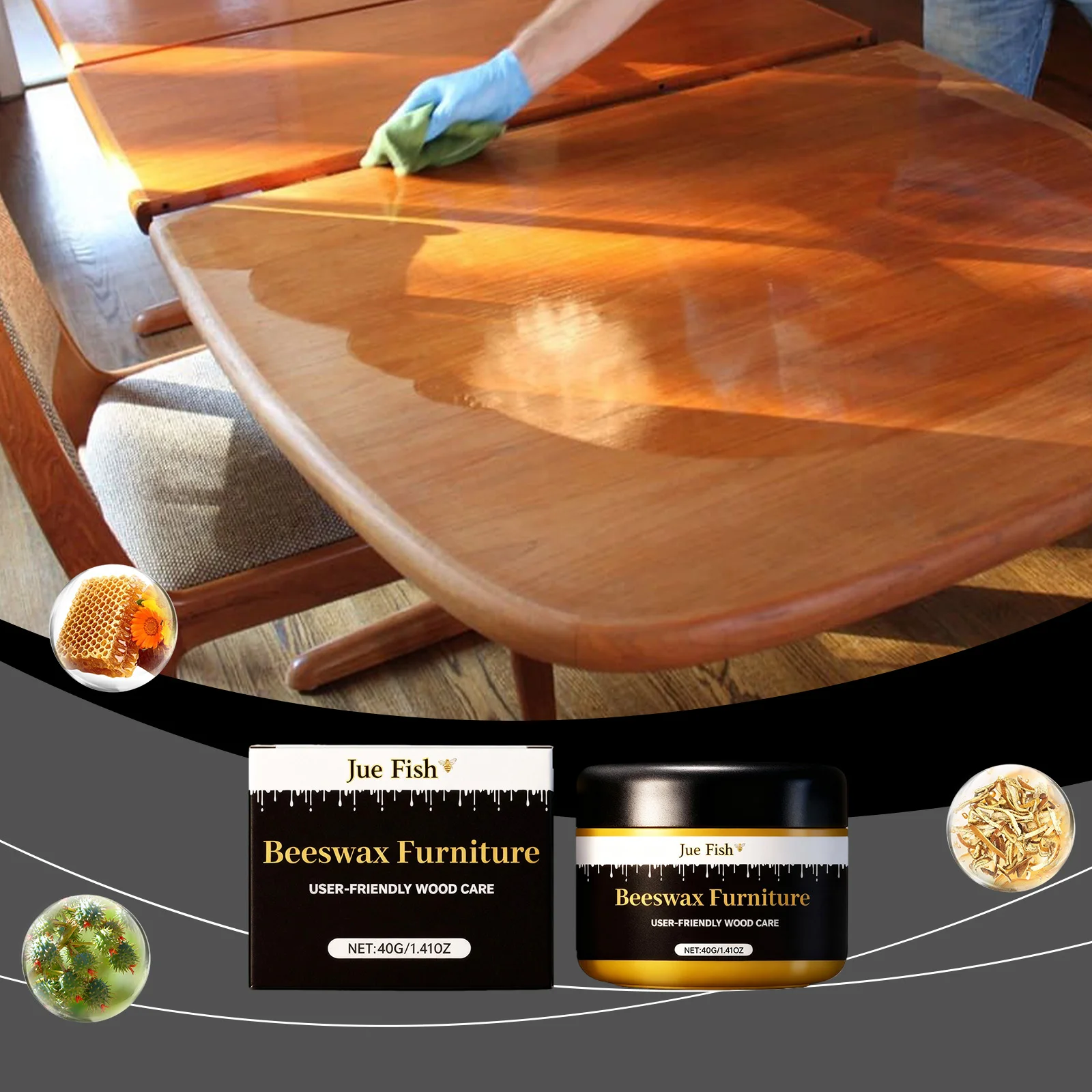 Multipurpose Furniture Polish Cleaner Beeswax Wood Furniture Proof Repair Solid Wood Maintenance Wooden Floor Care Protector Wax
Multipurpose Furniture Polish Cleaner Beeswax Wood Furniture Proof Repair Solid Wood Maintenance Wooden Floor Care Protector Wax