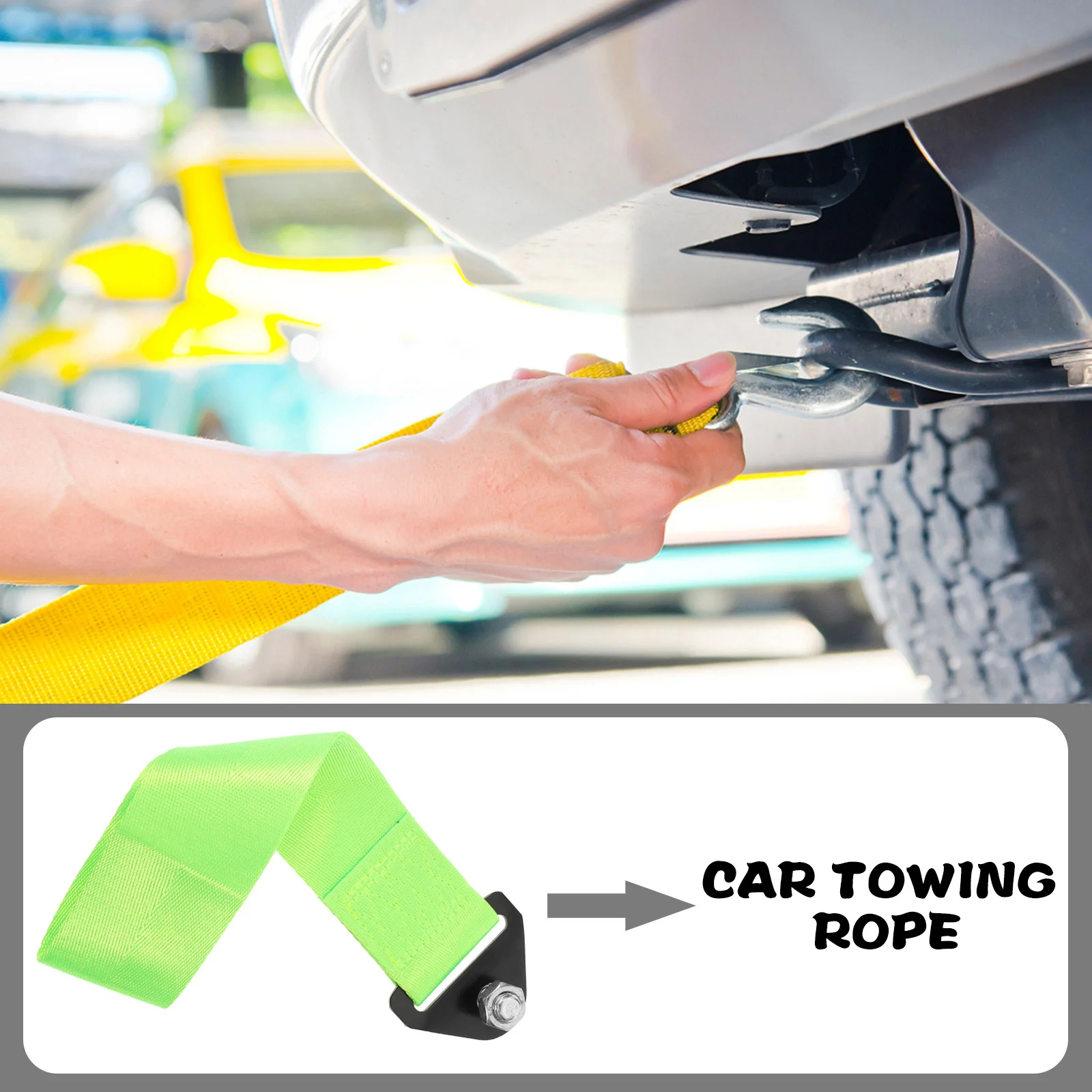 Автомобильный фаркоп Яркий цвет Гоночный передний бампер Буксирный крюк Прочный нейлоновый ремень Декоративные автомобильные внешние украшения автомобиля
Автомобильный фаркоп Яркий цвет Гоночный передний бампер Буксирный крюк Прочный нейлоновый ремень Декоративные автомобильные внешние украшения автомобиля