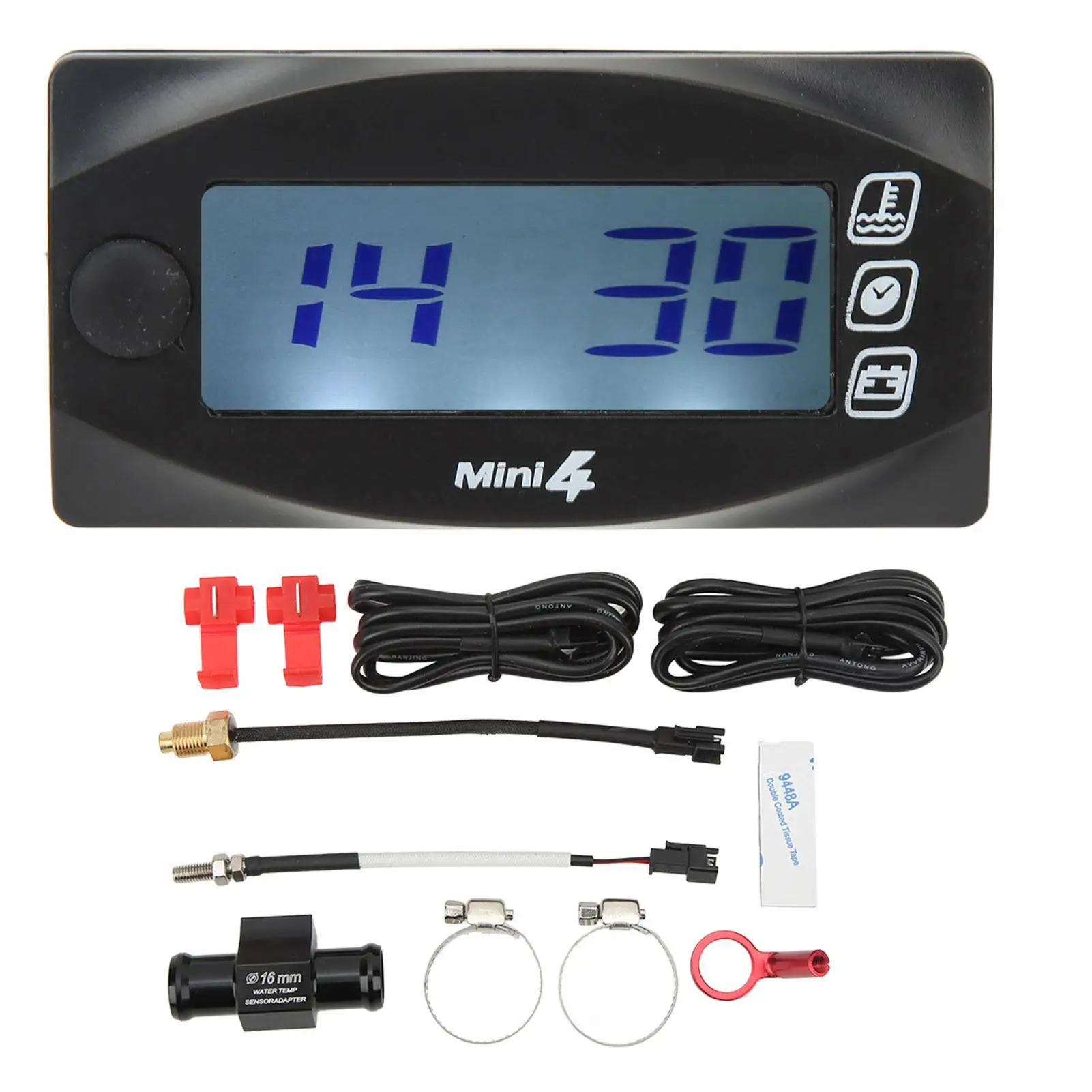 Датчик температуры напряжения мотоцикла, 12 В постоянного тока, ЖК-экран, водонепроницаемая синяя подсветка, универсальная для мотоцикла
Датчик температуры напряжения мотоцикла, 12 В постоянного тока, ЖК-экран, водонепроницаемая синяя подсветка, универсальная для мотоцикла