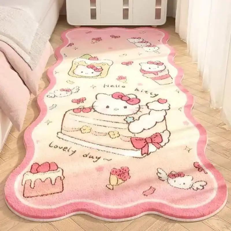 Sanrio Hello Kitty cartoon cute carpet creative Kawaii home decoration bedroom bedside thickened coral fleece mat footpad gift
Sanrio Hello Kitty cartoon cute carpet creative Kawaii home decoration bedroom bedside thickened coral fleece mat footpad gift