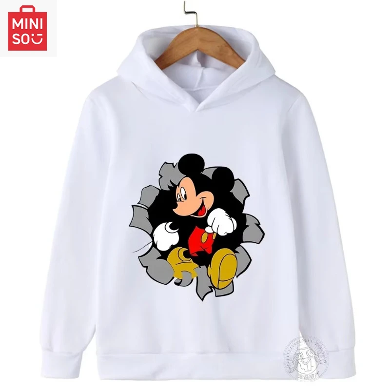 Cartoon cute Disney Mickey printed warm long sleeved top autumn winter casual fashion hooded sweatshirt for men and women
Cartoon cute Disney Mickey printed warm long sleeved top autumn winter casual fashion hooded sweatshirt for men and women