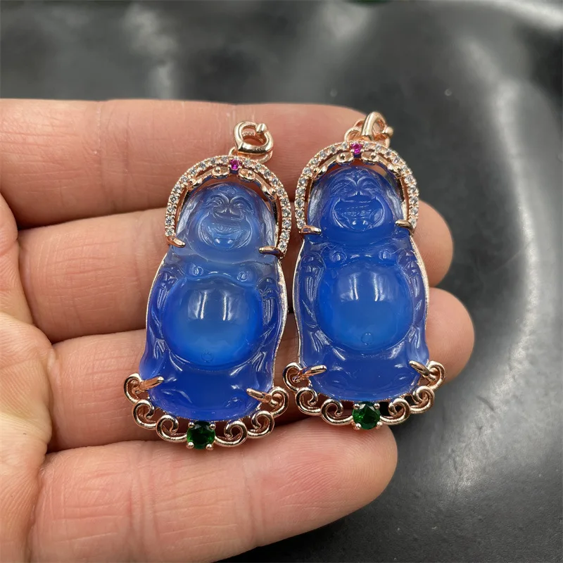 Инкрустированный халцедон Maitreya Blue Agate Station Будда свитер цепь нефритовая подвеска
Инкрустированный халцедон Maitreya Blue Agate Station Будда свитер цепь нефритовая подвеска