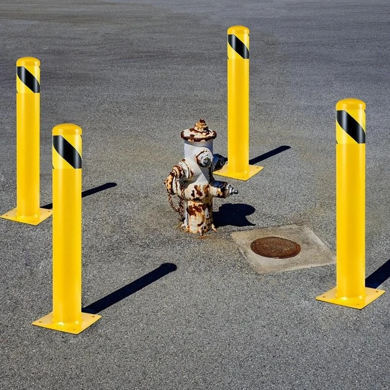 Safety Bollard, 42 Inch Height Bollard Post, 5.5 Inch Diameter Steel Pipe Safety Bollard Post, Yellow Steel Bollard, Steel Safety Bollard with 8 Anchor Bolts, Perfect for Traffic-Sensitive Area
Safety Bollard, 42 Inch Height Bollard Post, 5.5 Inch Diameter Steel Pipe Safety Bollard Post, Yellow Steel Bollard, Steel Safety Bollard with 8 Anchor Bolts, Perfect for Traffic-Sensitive Area