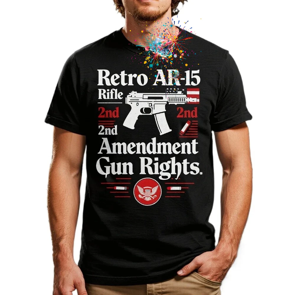 Retro AR-15 Rifle 2nd Amendment Gun Rights T-Shirt 100% Cotton O-Neck Summer Short Sleeve Casual Mens T-shirt Size S-3XL
Retro AR-15 Rifle 2nd Amendment Gun Rights T-Shirt 100% Cotton O-Neck Summer Short Sleeve Casual Mens T-shirt Size S-3XL