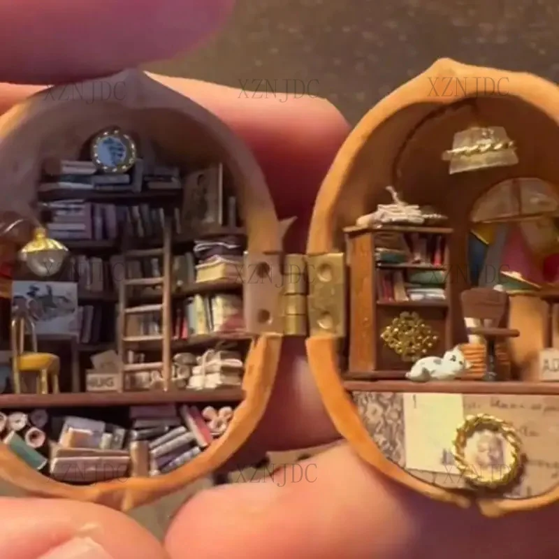 Micro Walnut World Creative Handmade Cottage Model Graduation Season Giving Girlfriend Birthday Gift Little Girl Toys
Micro Walnut World Creative Handmade Cottage Model Graduation Season Giving Girlfriend Birthday Gift Little Girl Toys