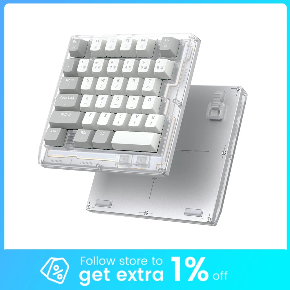 Teamwalf Hitboy HK35 Magnetic Switch Keyboard Single Hand Wired Keyboard Semi Aluminum 8k Rgb Gamer Keyboard For FPS Valorant
Teamwalf Hitboy HK35 Magnetic Switch Keyboard Single Hand Wired Keyboard Semi Aluminum 8k Rgb Gamer Keyboard For FPS Valorant