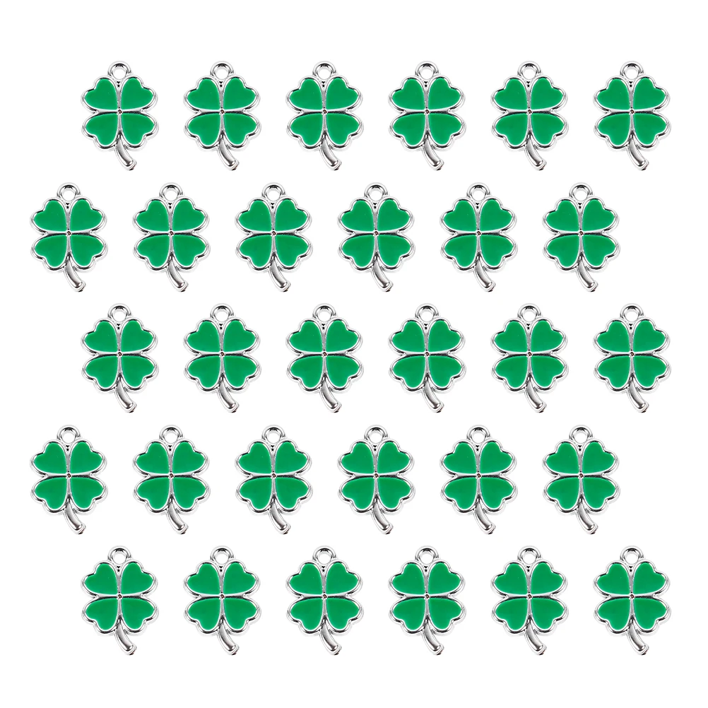 30 Pcs Charms Silver Deep Green Jewelry Accessories Pendant Beads DIY Craft Supplies Bracelet Necklace Earrings
30 Pcs Charms Silver Deep Green Jewelry Accessories Pendant Beads DIY Craft Supplies Bracelet Necklace Earrings