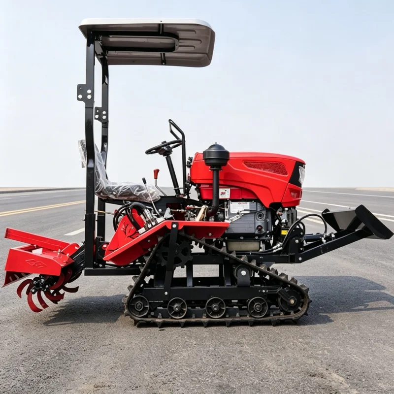 Customized Hot-selling Farm Cultivator, Reinforced Crawler Cultivation Rotary Tiller Tractor for Farm Use
Customized Hot-selling Farm Cultivator, Reinforced Crawler Cultivation Rotary Tiller Tractor for Farm Use