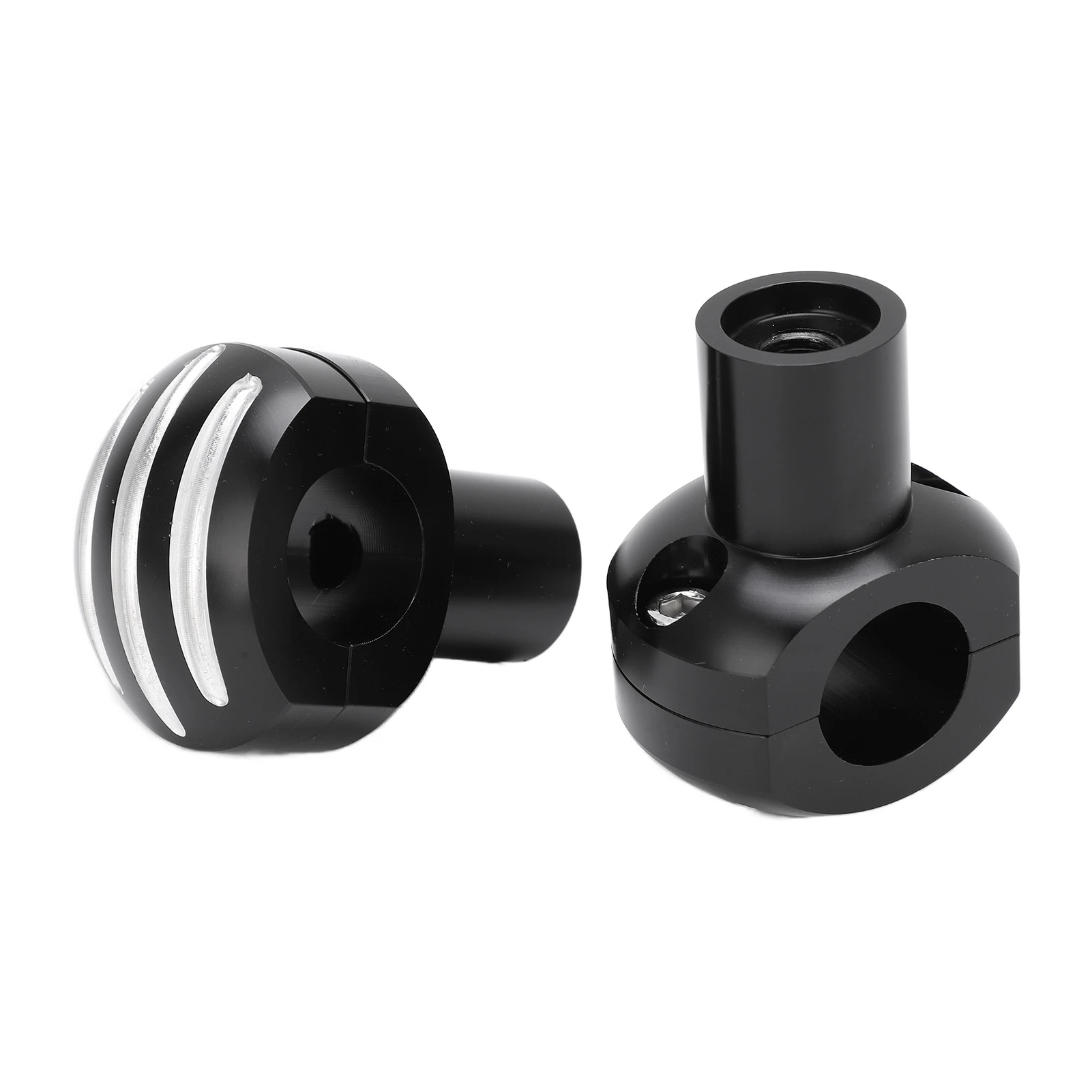 1PC Motorcycle Handlebar Riser - 25mm CNC, Universal, Round Head with Stripe, Handlebar Clamp Lifter, Black-Motorcycle Accessory
1PC Motorcycle Handlebar Riser - 25mm CNC, Universal, Round Head with Stripe, Handlebar Clamp Lifter, Black-Motorcycle Accessory