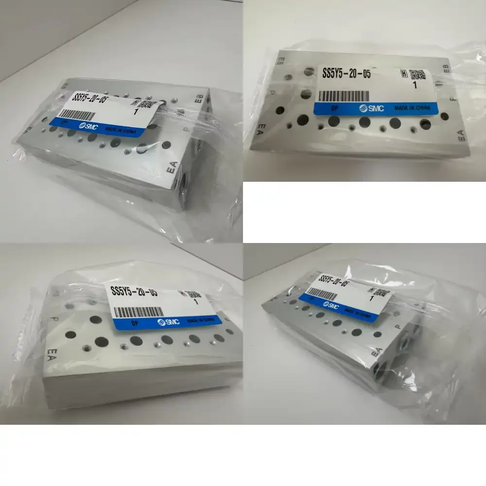 SMC Solenoid Valve Manifold SS5Y3/SS5Y5-20-05/SS5Y7 Valve Seat/Base/Tray for Construction and Restaurant Machinery Cylinder
SMC Solenoid Valve Manifold SS5Y3/SS5Y5-20-05/SS5Y7 Valve Seat/Base/Tray for Construction and Restaurant Machinery Cylinder