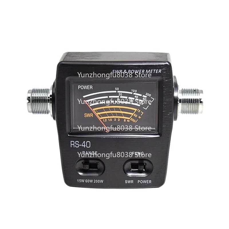 RS-40 SWR/Watt Power Meter NISSEI 125-525MHz UHF/VHF Dual Band for HAM Mobile Radio
RS-40 SWR/Watt Power Meter NISSEI 125-525MHz UHF/VHF Dual Band for HAM Mobile Radio