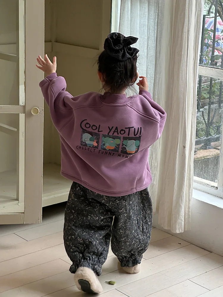 2025 Winter New Children Half High Collar Fleece Sweatshirt Cartoon Print Boys Girls Plus Velvet Thick Pullover Kids Clothes
2025 Winter New Children Half High Collar Fleece Sweatshirt Cartoon Print Boys Girls Plus Velvet Thick Pullover Kids Clothes