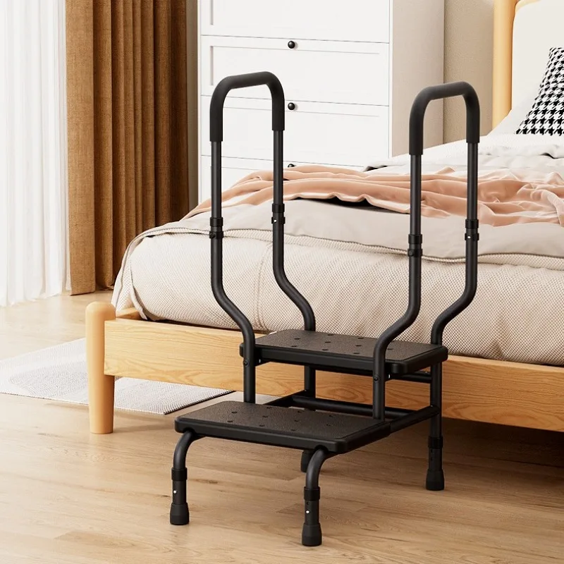 Bedside Handrail 2 Step Stool with Handle, Medical Footstool for Elderly with Adjustable Handrail and Reinforced Leg 350LBS
Bedside Handrail 2 Step Stool with Handle, Medical Footstool for Elderly with Adjustable Handrail and Reinforced Leg 350LBS