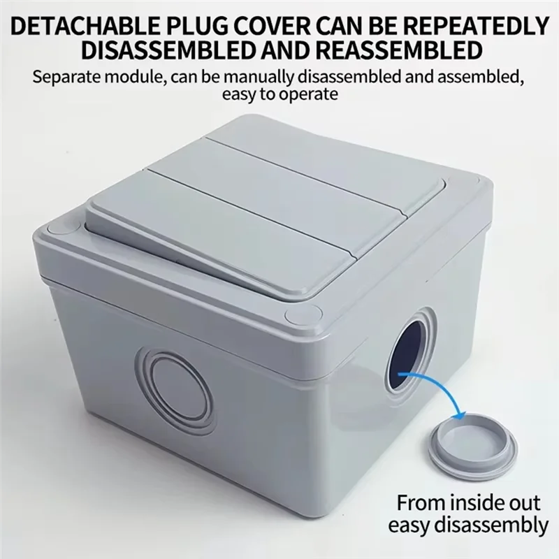 【B07R】Наружный настенный выключатель, уличный водонепроницаемый выключатель, кнопочный выключатель питания 16A, пыленепроницаемый для домашнего сада, 1-местный
【B07R】Наружный настенный выключатель, уличный водонепроницаемый выключатель, кнопочный выключатель питания 16A, пыленепроницаемый для домашнего сада, 1-местный