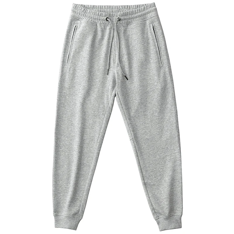 Comfortable Gray Sweatpants for Running and Leisure, Men's Sports Trousers with Pockets and Zipper
Comfortable Gray Sweatpants for Running and Leisure, Men's Sports Trousers with Pockets and Zipper