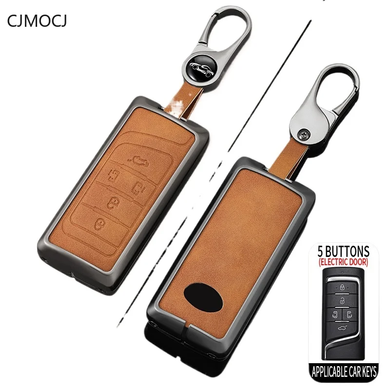 Premium Zinc Alloy Key Cover Case for GAC Trumpchi M8 Master Pilot Edition / M6 (2023) - Protective Key Fob Shell Keychain
Premium Zinc Alloy Key Cover Case for GAC Trumpchi M8 Master Pilot Edition / M6 (2023) - Protective Key Fob Shell Keychain