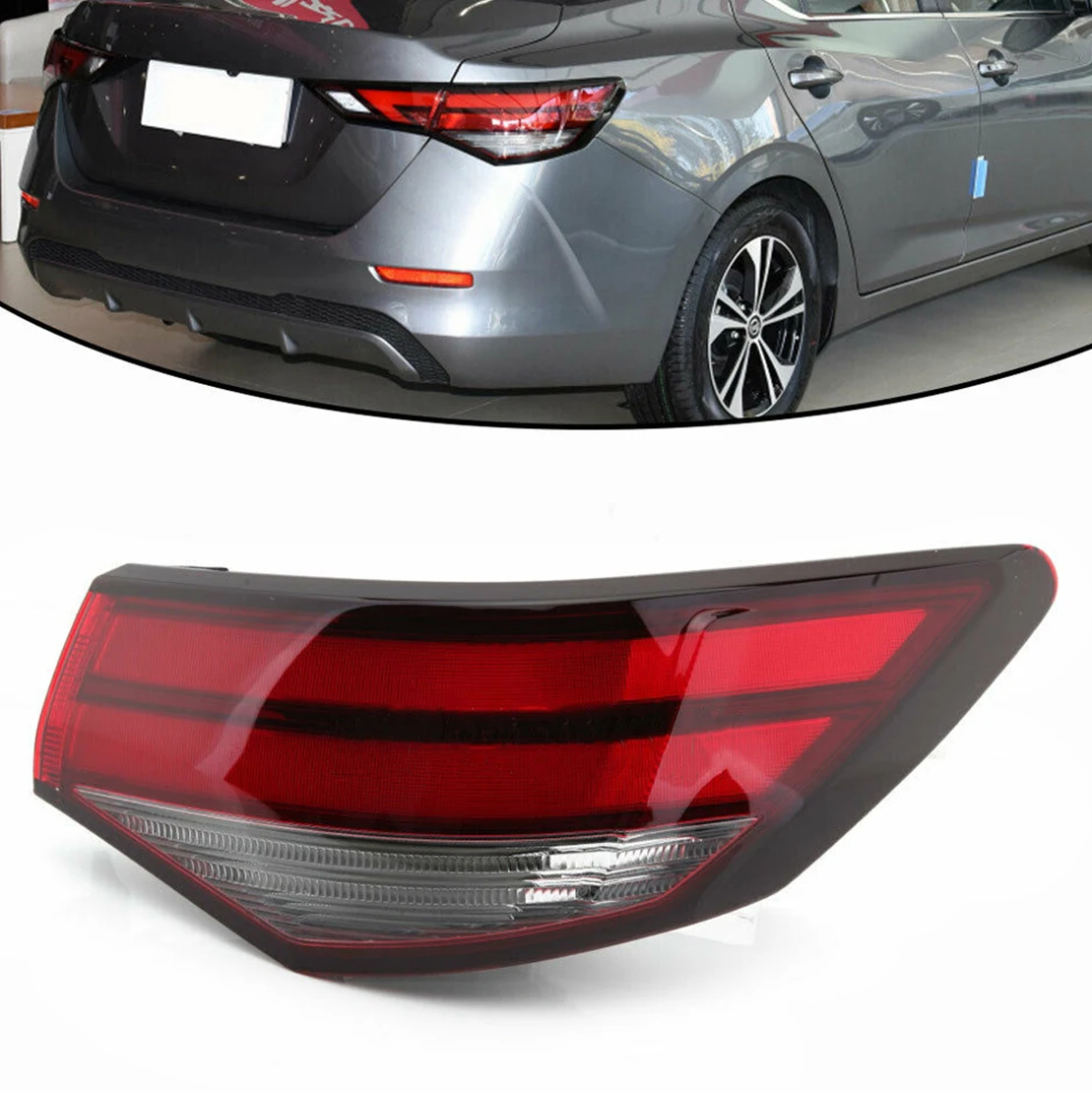 265506LB0A Car Exterior Rear Right Tail Brake Light Stop Lamp Shell Cover Fit for Nissan Sentra 2020 2021 2022
265506LB0A Car Exterior Rear Right Tail Brake Light Stop Lamp Shell Cover Fit for Nissan Sentra 2020 2021 2022