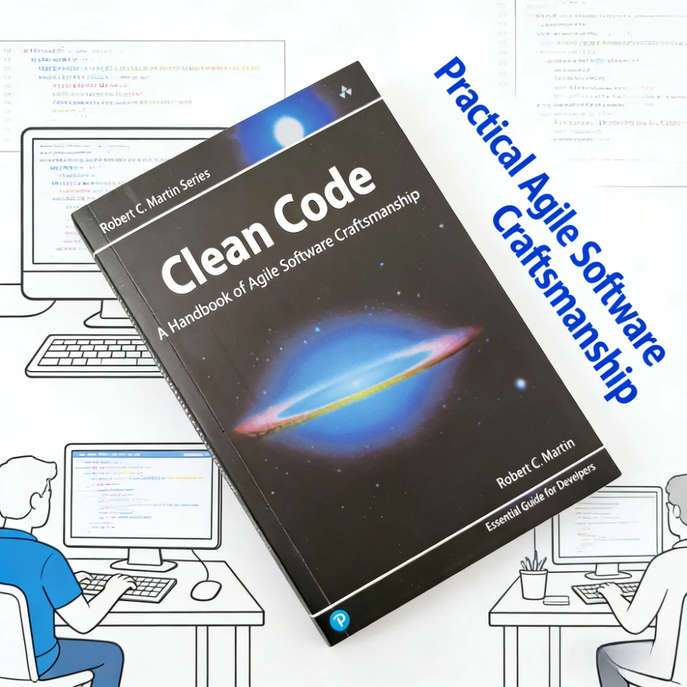 Clean Code By Robert C. Martin: Agile Software Craftsmanship Handbook – Essential Guide for Software Developers
Clean Code By Robert C. Martin: Agile Software Craftsmanship Handbook – Essential Guide for Software Developers