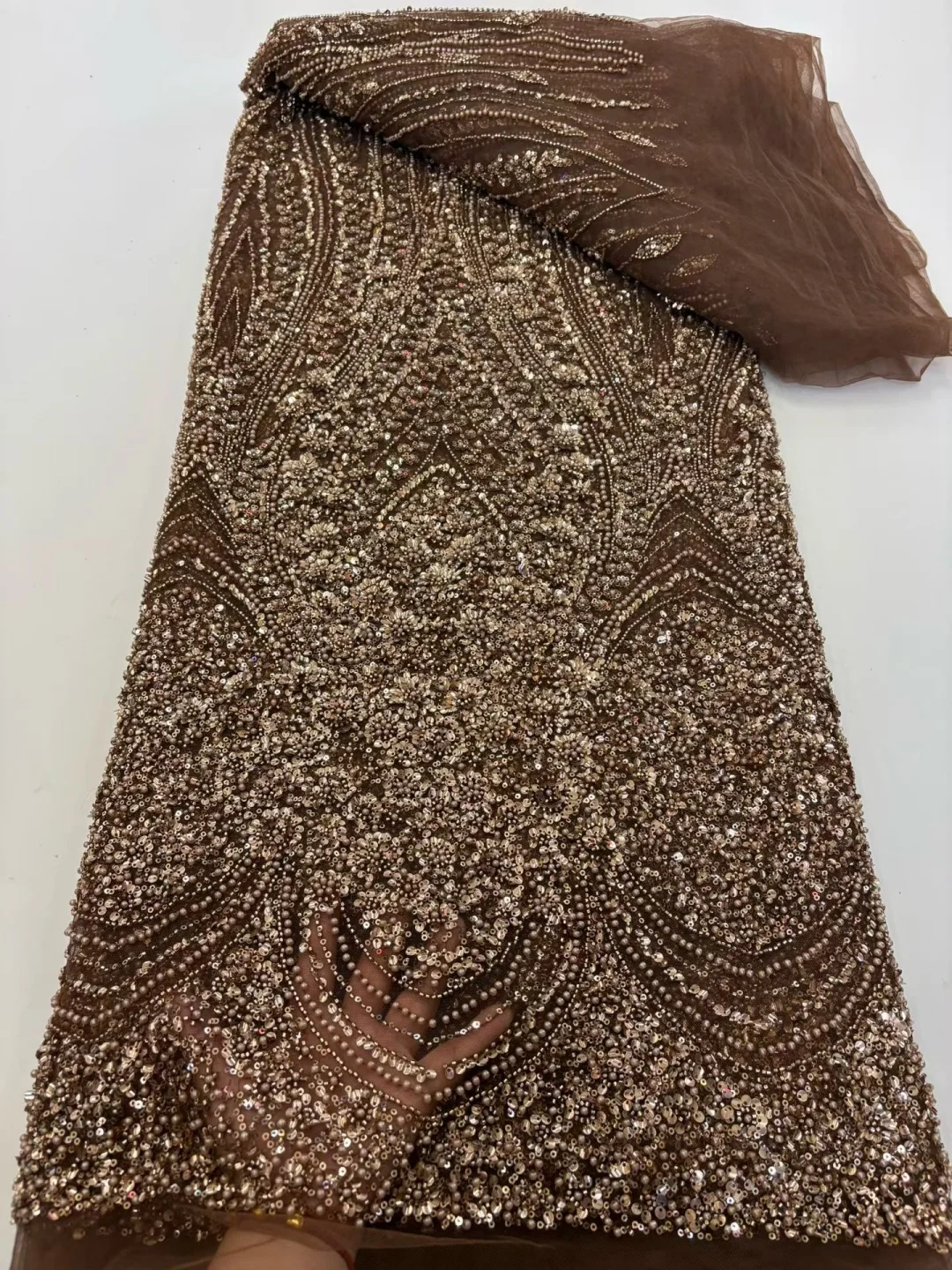 Ni Ai African Sequins Beaded Groom Lace Fabric High Quality French Tulle Lace Fabric 2026 Embroidery Nigerian Lace Fabrics
Ni Ai African Sequins Beaded Groom Lace Fabric High Quality French Tulle Lace Fabric 2026 Embroidery Nigerian Lace Fabrics
