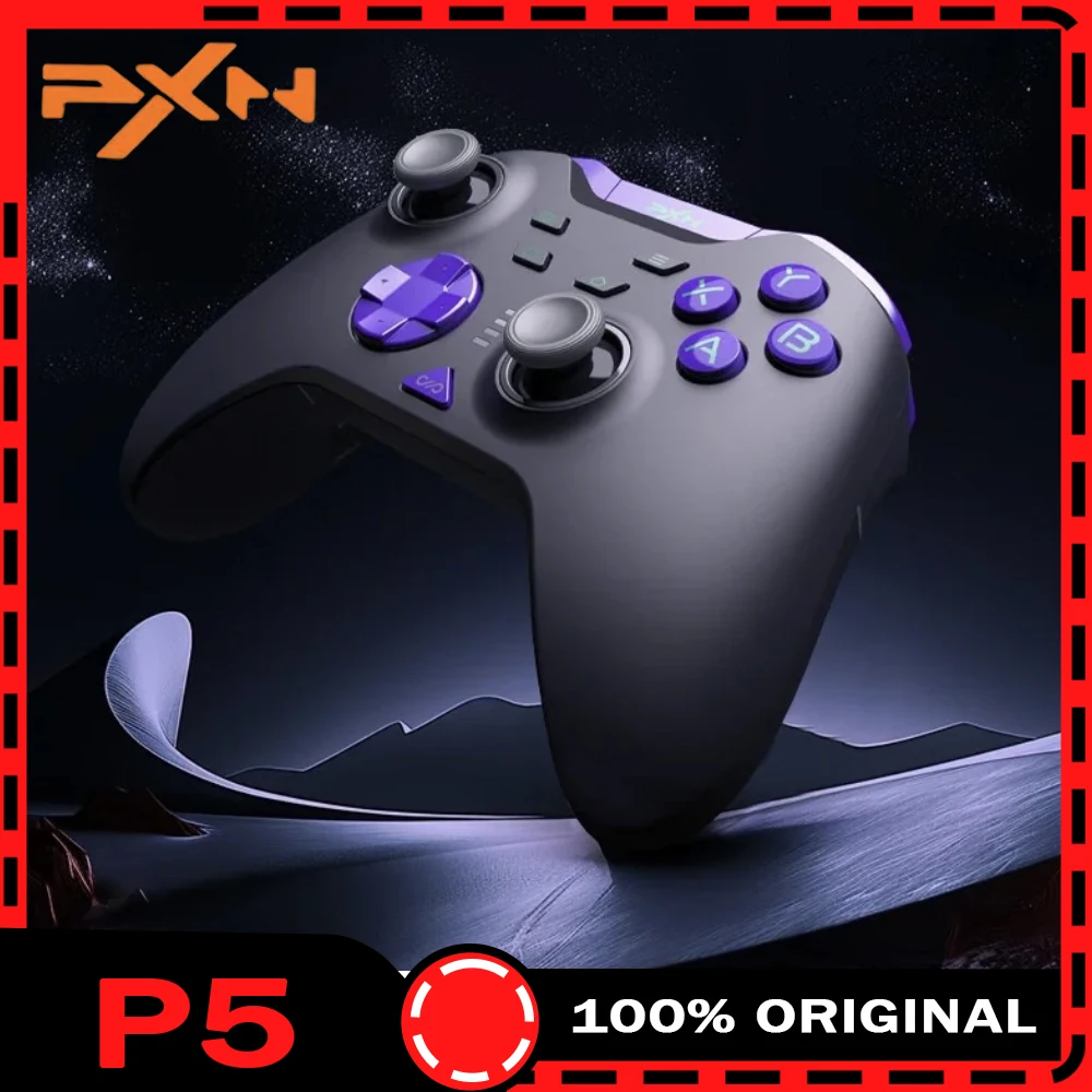 PXN P5 8K Gamepad Three Mode Wireless Game Controller Custom 8000Hz Polling Rate Hall Trigger Gamepads For PC NS Smartphone
PXN P5 8K Gamepad Three Mode Wireless Game Controller Custom 8000Hz Polling Rate Hall Trigger Gamepads For PC NS Smartphone