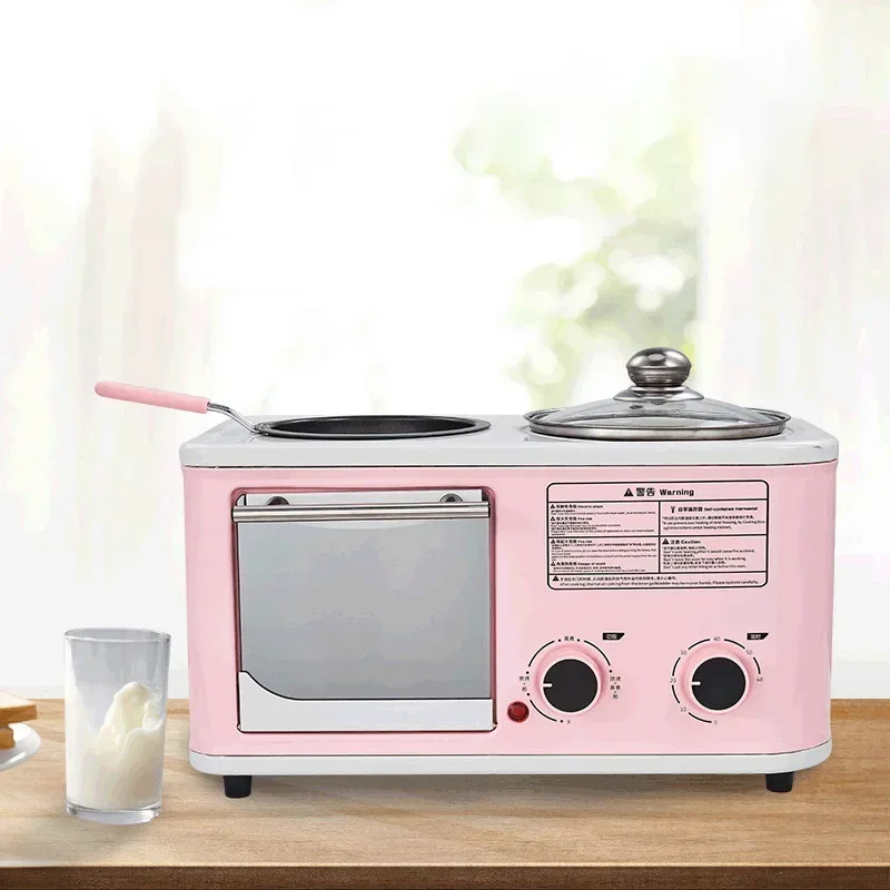 Household Oven Bread Toaster Electric Breakfast Machine Multifunctional Three-in-one Breakfast Making Egg Oven Machine
Household Oven Bread Toaster Electric Breakfast Machine Multifunctional Three-in-one Breakfast Making Egg Oven Machine