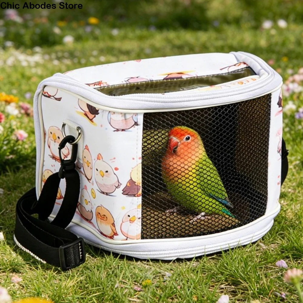 Large Space Parrot Outdoor Bag Breathable Adjustable Straps Bird Carry Bag Cartoon Pattern Pet Travel Bag Four Seasons
Large Space Parrot Outdoor Bag Breathable Adjustable Straps Bird Carry Bag Cartoon Pattern Pet Travel Bag Four Seasons