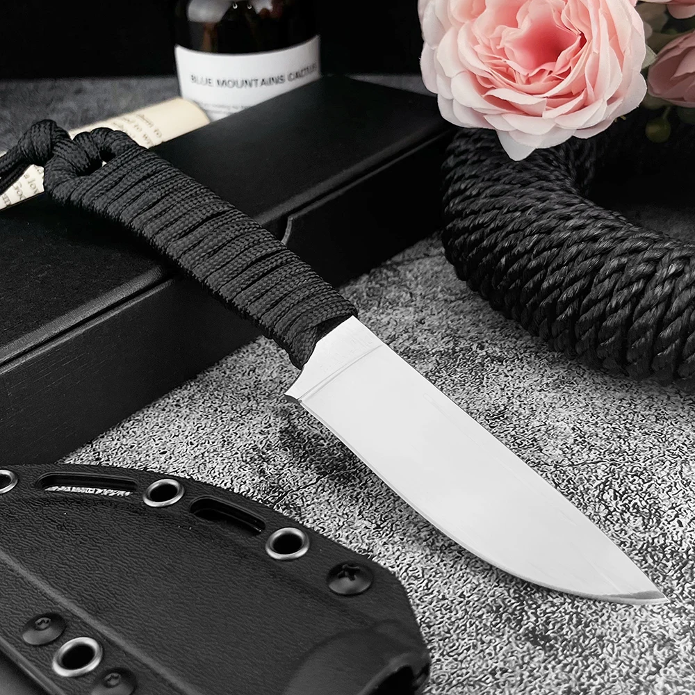 Портативный охотничий боевой нож Wilderness Adventure Survival, высокая твердость, уличный кемпинг, барбекю, универсальный прямой нож, инструменты EDC
Портативный охотничий боевой нож Wilderness Adventure Survival, высокая твердость, уличный кемпинг, барбекю, универсальный прямой нож, инструменты EDC