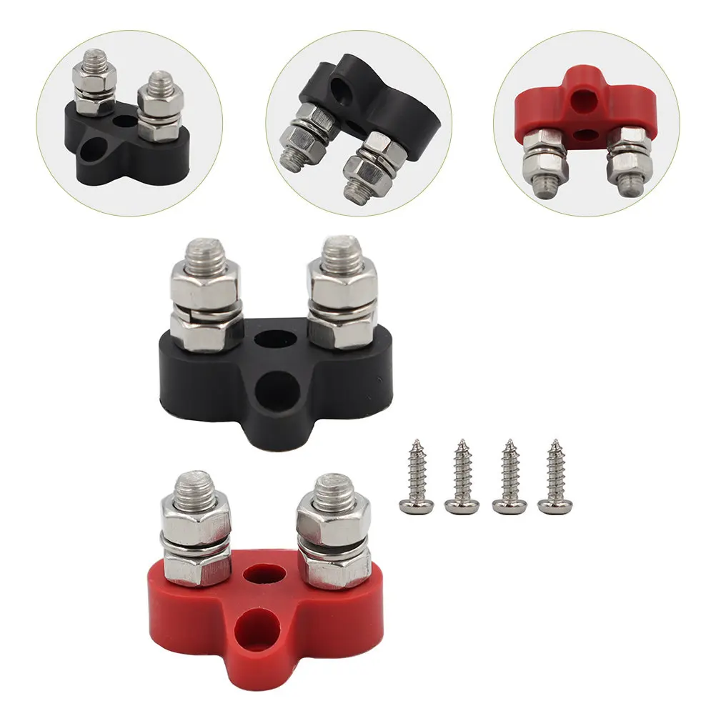 2Pcs Battery Distribution Block Terminal Bus Bar 48V Power Distribution Block Car Marine Trailer Junction Post Copper Terminal
2Pcs Battery Distribution Block Terminal Bus Bar 48V Power Distribution Block Car Marine Trailer Junction Post Copper Terminal