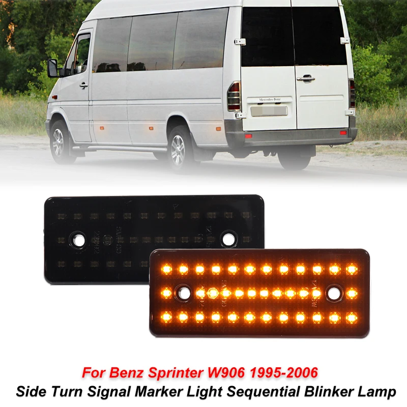 For Benz Sprinter W906 1995-2006 Car LED Dynamic Side Turn Signal Marker Light Sequential Blinker Lamp
For Benz Sprinter W906 1995-2006 Car LED Dynamic Side Turn Signal Marker Light Sequential Blinker Lamp